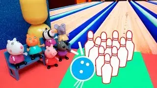 Vamos a la bolera con Peppa Pig 🐽 y todos sus amigos 🙈