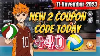 New 2 Coupon Code Today | 11-November-2023 | The Spike Volleyball Story