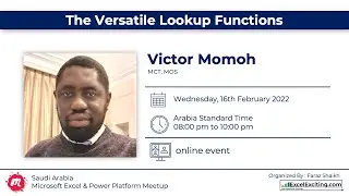 The Versatile Lookup Functions with Victor Momoh