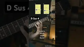 How to play Sus Chords? #suschords #guitarlessons #chords