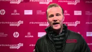 Morgan Spurlock announces the winner at The Sundance Festival