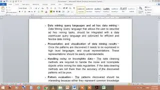 Jayoti Vidyapeeth - Major issues in data mining