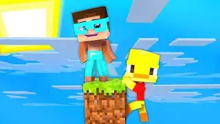 😨 Выживаю на скайблоке с Утенком Джеком!