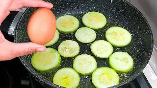 Просто ЗАЛИЙТЕ КАБАЧКИ ЯЙЦЯМИ і результат буде приголомшений❗ Рецепт кабачків на сніданок