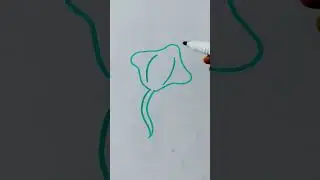 How To Draw Very Simple Stingray   #howtodraw #kidsdrawing #shorts @theartandcraftroom
