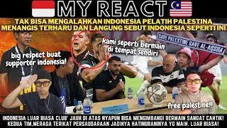 SUPPORTER INDONESIA MEMBUAT JURULATIH PALESTINA TERHARU