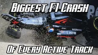 Biggest F1 Crash of Every Active Track