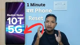 How to reset redmi note 10T 5G || 1 minute mein pattern or password तोड़े