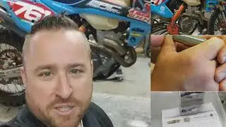 Ktm 350 Dirt trick cam chain tensioner