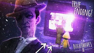 TRUE ENDING (saving six from thin man!) | Little Nightmares 2 #4 [Funny Moments] Secrets & Glitches