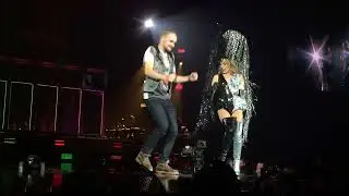 Me dancing with Kylie Minogue on stage