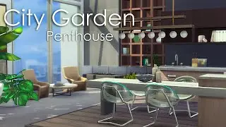City Garden Penthouse 🌱 | Stop Motion build | The Sims 4 | NO CC