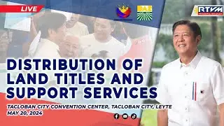 Distribution of Land Titles and Turnover of Support Services in Region VIII 5/20/2024