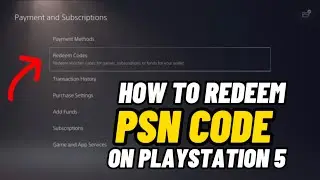 How to Redeem PSN/PS Plus On PS5 Code Tutorial! For Beginners New
