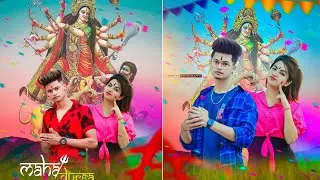 Navratri Photo Editing || PicsArt Navratri Special Photo Editing || Durga Puja Photo Editing