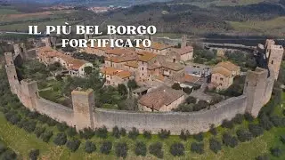 Il più bel borgo fortificato nella campagna Toscana
