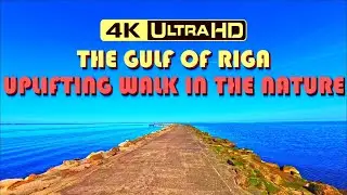 RIGA - The Gulf of Riga // 4K Walking Tour #5