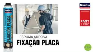 Quilosa espuma fixação de placas
