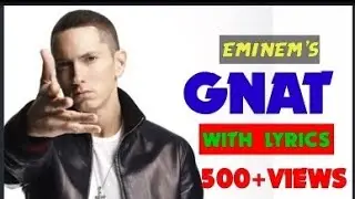 Eminem - GNAT (Dir. by@_ColeBennet_)/Eminem GNAT LYRICS/ EMINEM NEW song LYRICS
