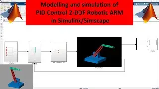 Modelling and simulation of PID Control 2-DOF Robotic Arm in Simulink/Simscape