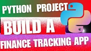 Python Beginner Project|Build Finance Tracking App #pythonforbeginners  #pythonprojects
