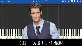 Glee - Over the rainbow (Tempo 166, Tono C) - Piano Tutorial- Piano Lessons