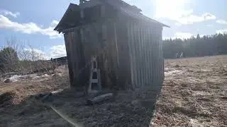 Заброшенная мельница в селе Нижние Таволги