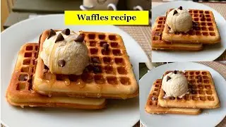 Waffles Recipe by Iqra food fusion | perfect waffles recipe | how to make waffles