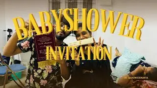 Babyshower Invitation | Maniwithnavya