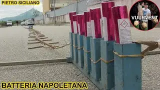 Batteria Napoletana 9 - Pietro Siciliano - Festa Maria ss del Agnena 2025 - VUURWERK - FIREWORKS