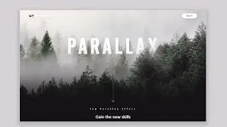 Awesome Parallax Effect Using HTML CSS and JavaScript | Speed Coding | Going To Internet