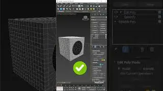 how to make perfect hole in the box in 3dsmax