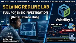 Solving Redline Lab: Advanced Memory Forensics with Volatility 3