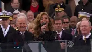 Beyonce - The Star Spangled Banner  at Obama Inauguration 21 Jan 2013