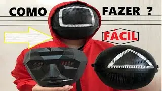 ROUND 6 COMO FAZER A MASCARA  SUPER FACIL! FAÇA AGORA MESMO SQUEED GAME