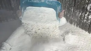 ASMR CLEANING UP, SWEEPING AND POWDER PLAY #ASMR #powderplay