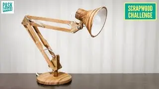 Making an Articulated Desk Lamp - Scrapwood Challenge ep31