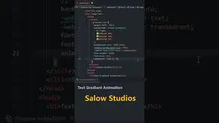 Gradient Text Animation HTML and CSS tutorial for beginners 2022 