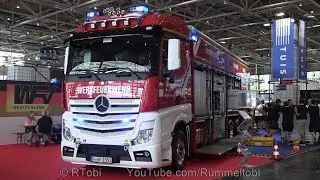 German Industrial Fire HazMat Truck – Mercedes Actros/ Rosenbauer – Walk Around – Interschutz 2022