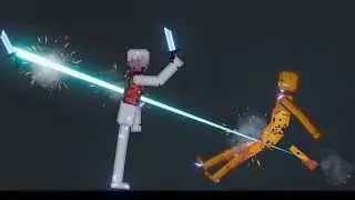 Blink Dagger Fights again vs Melon in People Playground