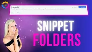 Create FOLDERS For Conversation SNIPPETS on GOHIGHLEVEL #gohighlevelreviews #gohighleveltutorial