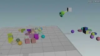 rbd pick up objects spring constraint in houdini