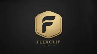 Gold Texture Minimalist AI Logo Animation Reveal Intro Video Template (Customizable) - FlexClip