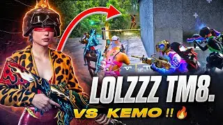 Lolzzz TM8's VS. KEMO The *Chaotic Apartments! | BGMI 🔱