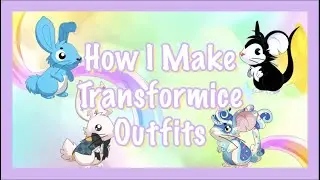 How I make Transformice Outfits: Cartoon & Blue Cupcake Furs & Skins!