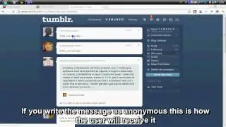 Tumblr || How to send / answer messages (Requested)