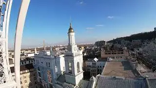Киевский Подол с высоты птичьего полета.