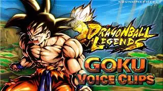 All Goku Voice Clips • Dragon Ball Legends • Voice Lines (Sean Schemmel) - ENGLISH