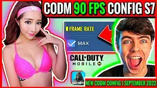 How to unlock 90 Fps & Max Graphics Codm Global / Garena- Best 90 Fps Config For Cod mobile Season 7