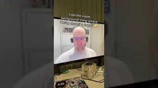 I did the zoom background thing where I bring myself a cuppa